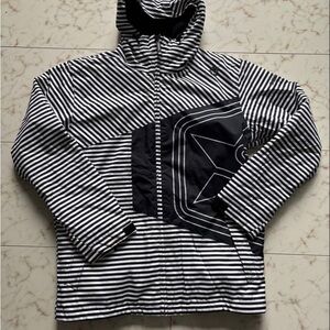 SESSIONS Monochrome Striped Ski Jacket